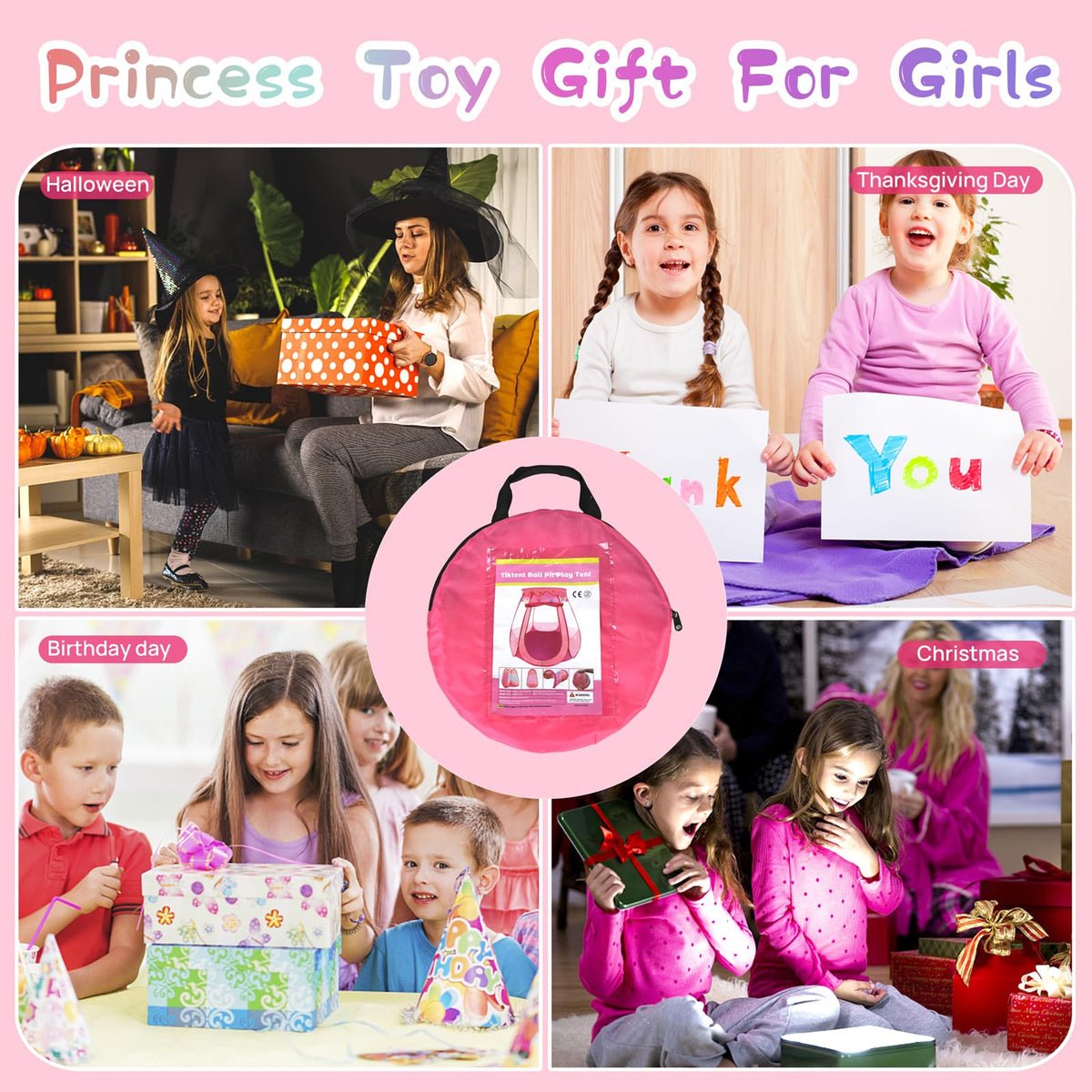TIKTENT breathable mesh windows let you watch little ones safely during play.