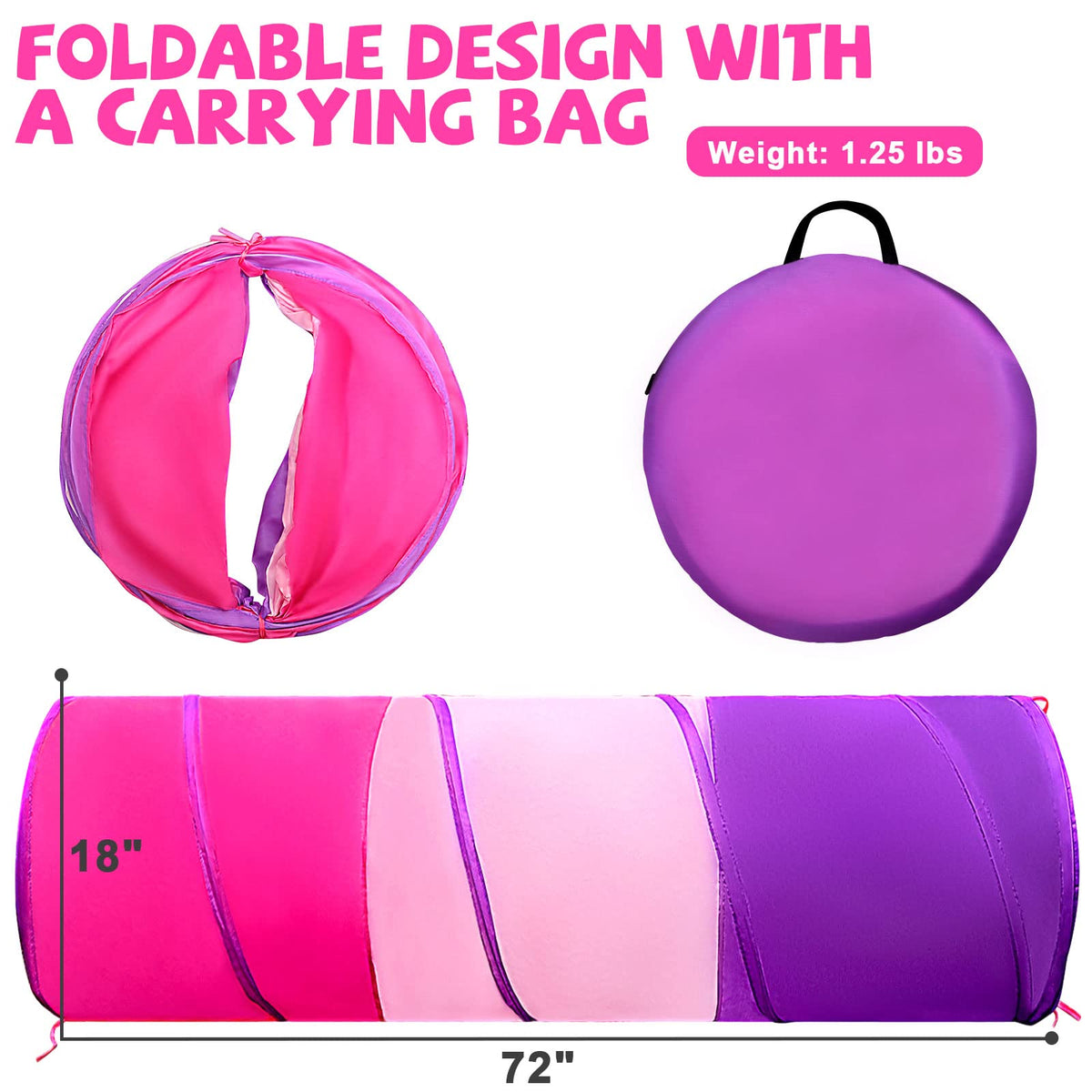 TIKTENT foldable carry bag enables easy storage and travel.