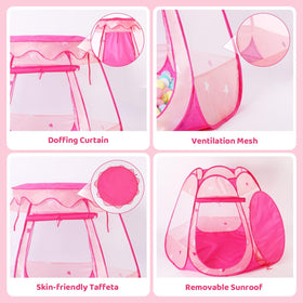 TIKTENT indoor-outdoor play tent fits 1–3 year olds for versatile playdates.