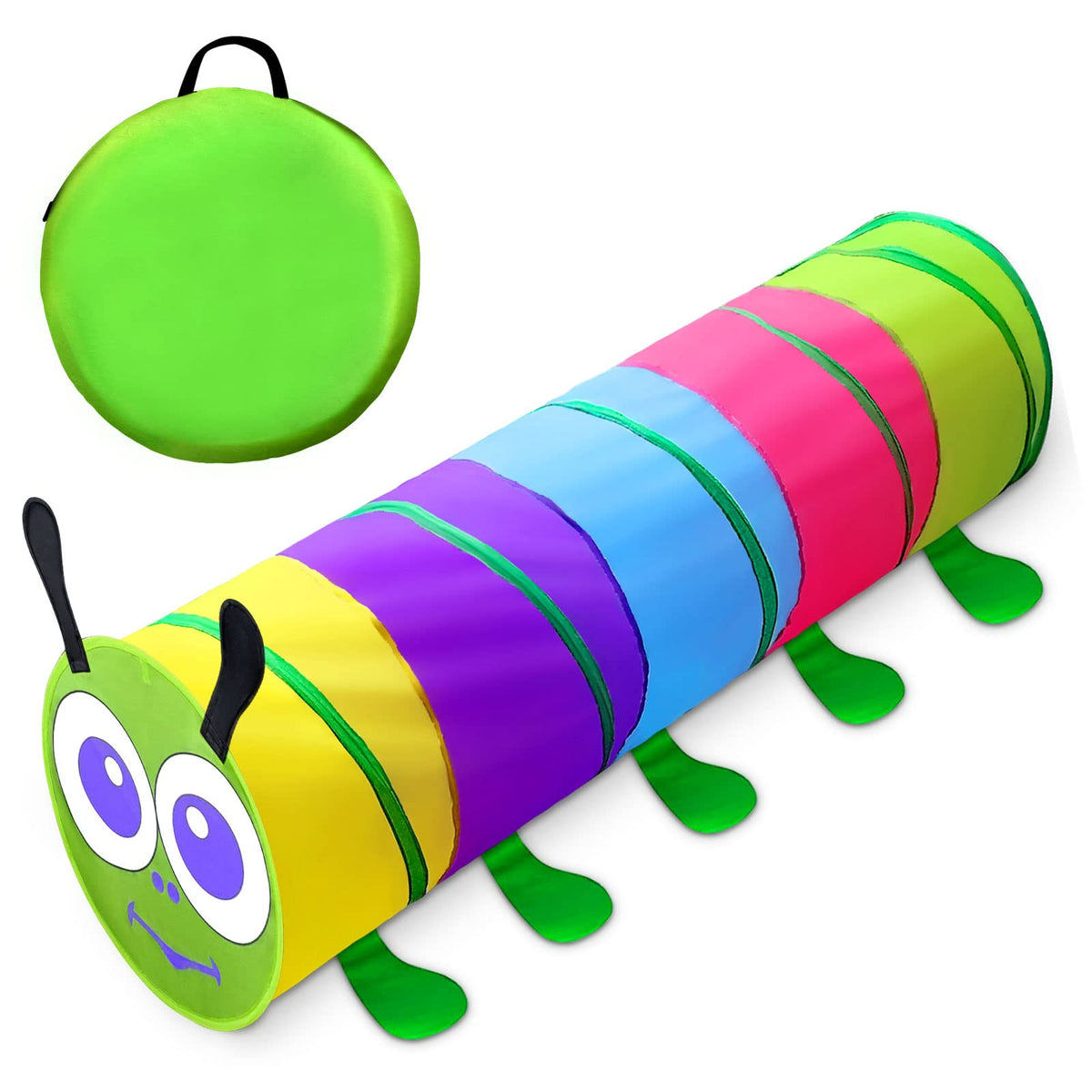 TIKTENT Kids Play Tunnel with pop-up design for instant setup and play