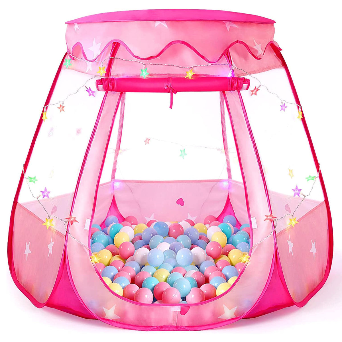 TIKTENT pop-up princess tent with star lights for magical indoor play