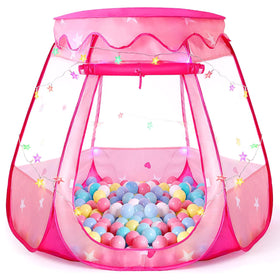 TIKTENT pop-up princess tent with star lights for magical indoor play
