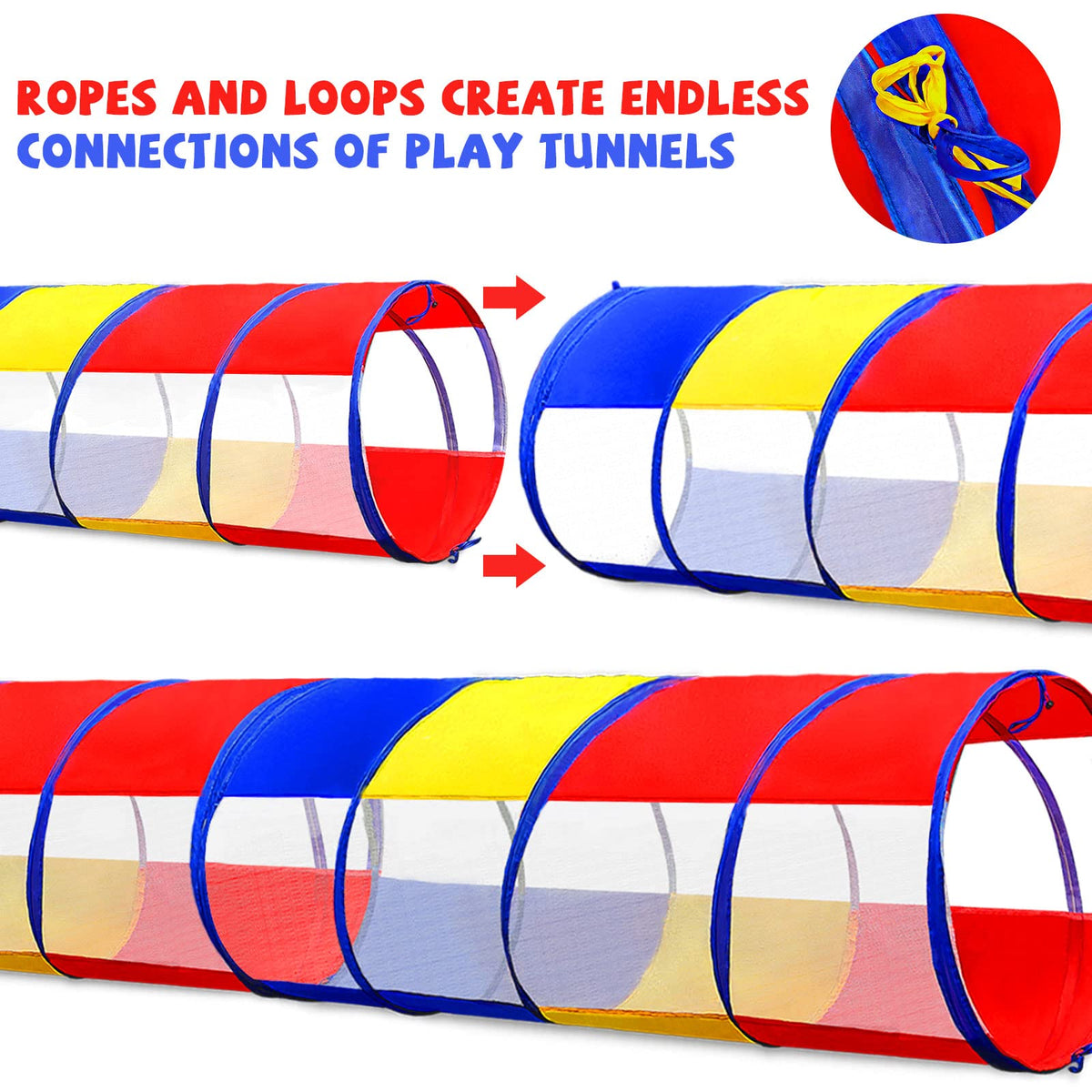 TIKTENT pop-up tunnel in carry bag for quick setup and transport.