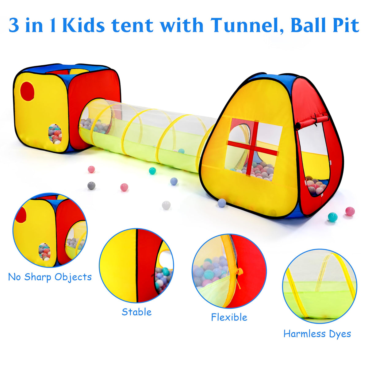 TIKTENT tunnel extension ready for endless peek-a-boo adventures