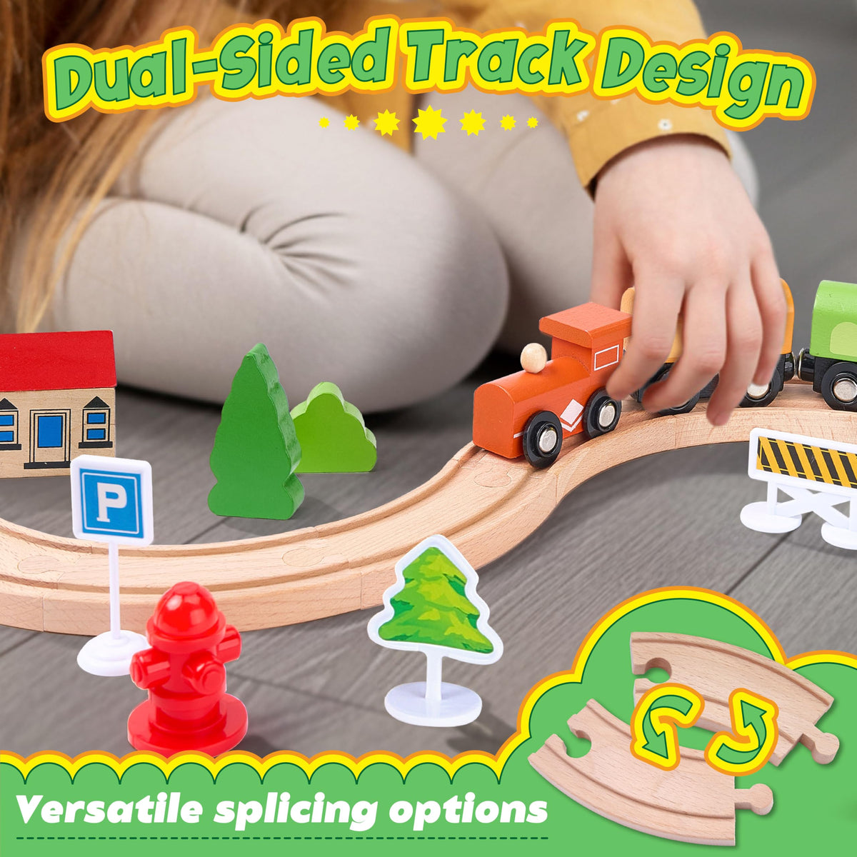 TikTiles premium child-safe design uses natural wood and non-toxic materials