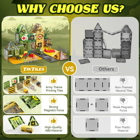 TikTiles puzzle pieces support hands-on problem solving and creativity.