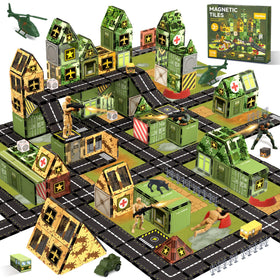 TikTiles magnetic road-building tiles for imaginative play and STEM exploration.