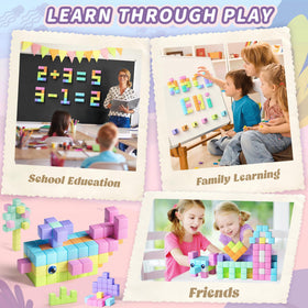 TikTiles screen-free toy fosters focused, collaborative learning.