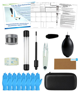 TillBio latent fingerprint kit powder tube offers high-contrast prints for clear results