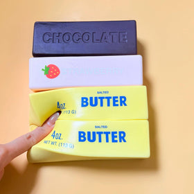 TIM CHESS Butter Stick Yellow 1 glossy squishy for desk relaxation