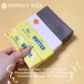 TIM CHESS Butter Stick Yellow 2 second yellow squishy for tactile relief