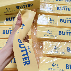 TIM CHESS realistic butter appearance adds whimsical charm to desks or shelves