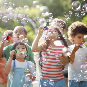 Time4Relax durable, child-safe bubbles inspire hours of imaginative play.