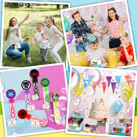 Time4Relax five-and-a-half-inch bubble wands are compact and portable for bubbles anytime.