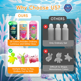 Timetome Magic Water Elf Kit glow gels create captivating night-time magic
