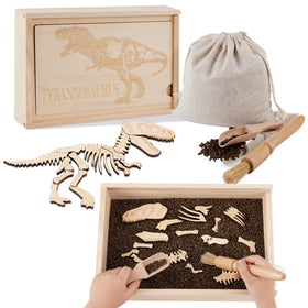 Timfuis Dino Excavation Kit bones pieces for precise reconstruction and imaginative play