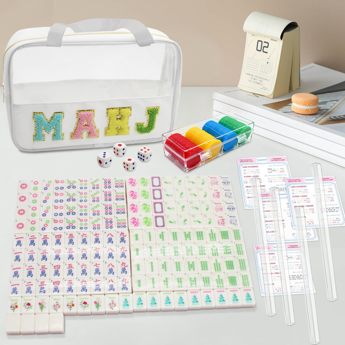 Timisea gift-ready travel mahjong set for enthusiasts
