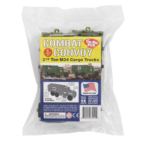 TimMee Deuce-and-Half cargo truck set includes two pieces for cooperative play.