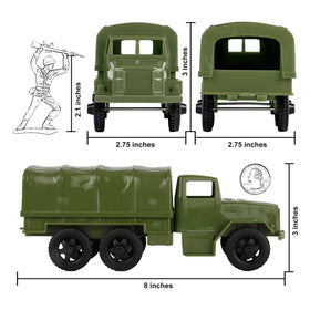 TimMee Deuce-and-Half cargo truck rear hitch detail enhances compatibility.