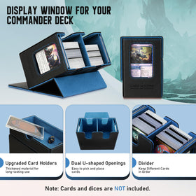 TiMOVO MTG deck box features six dividers for organized decks