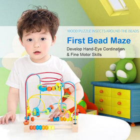 Timy Bead Maze Portable Size fits laps and small tables
