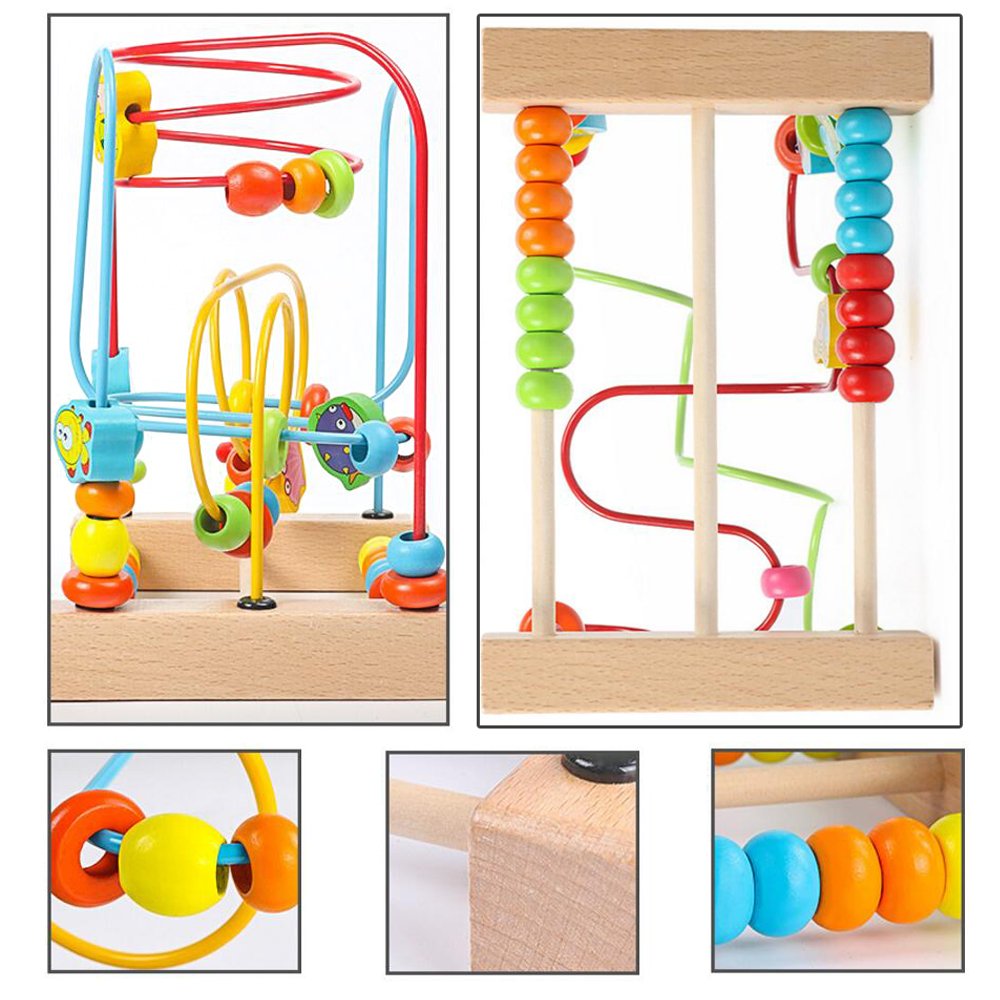 Timy Bead Maze Smooth Edges keep play safe and comfortable