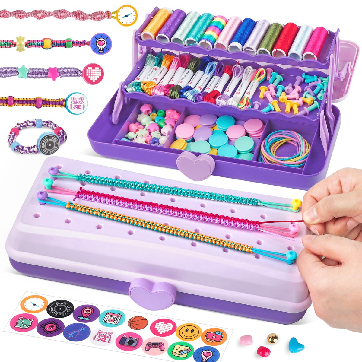 TingingYuli bracelet kit packaging with gift-ready box for celebrations