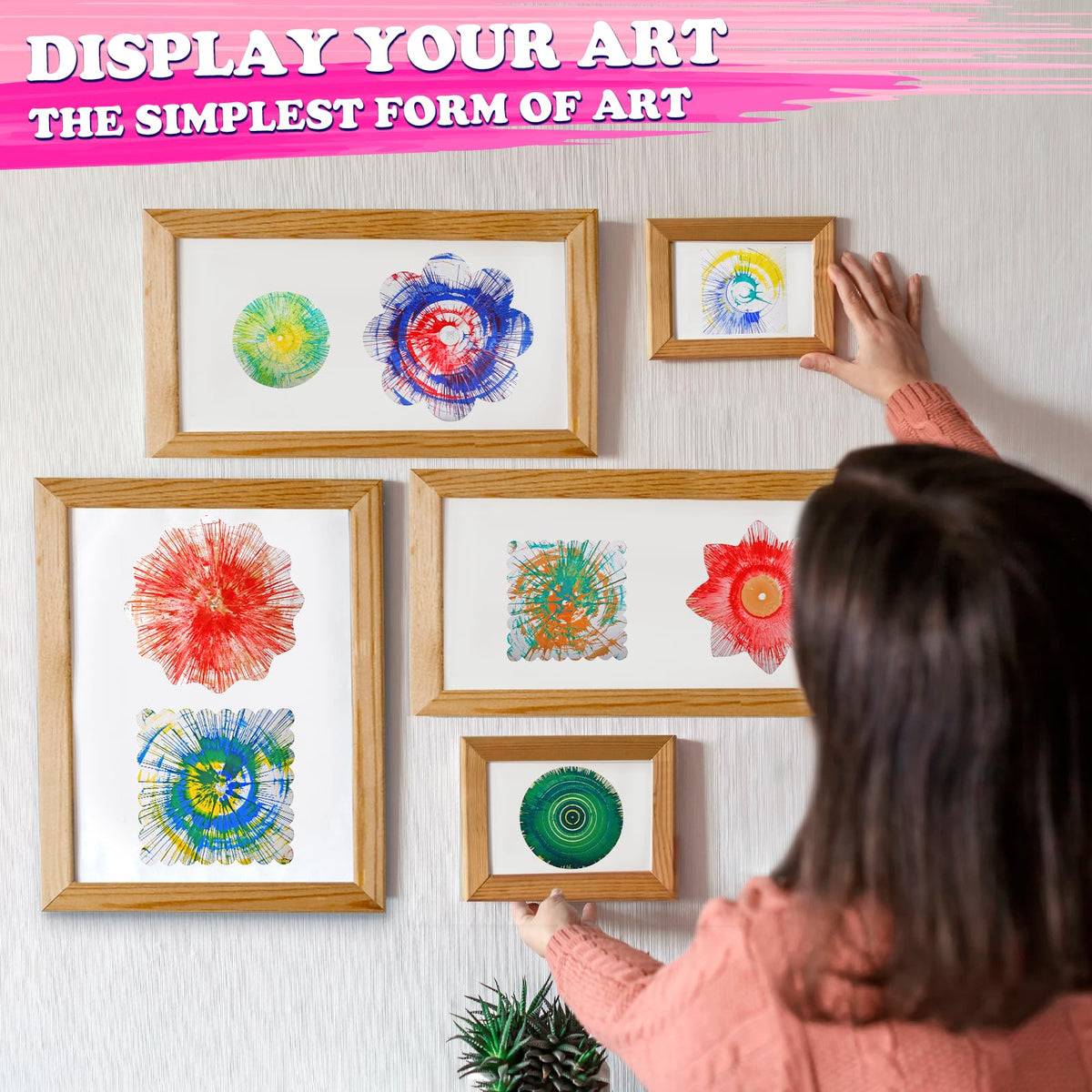 TingingYuli Spin Art Machine seven colors for bold palettes