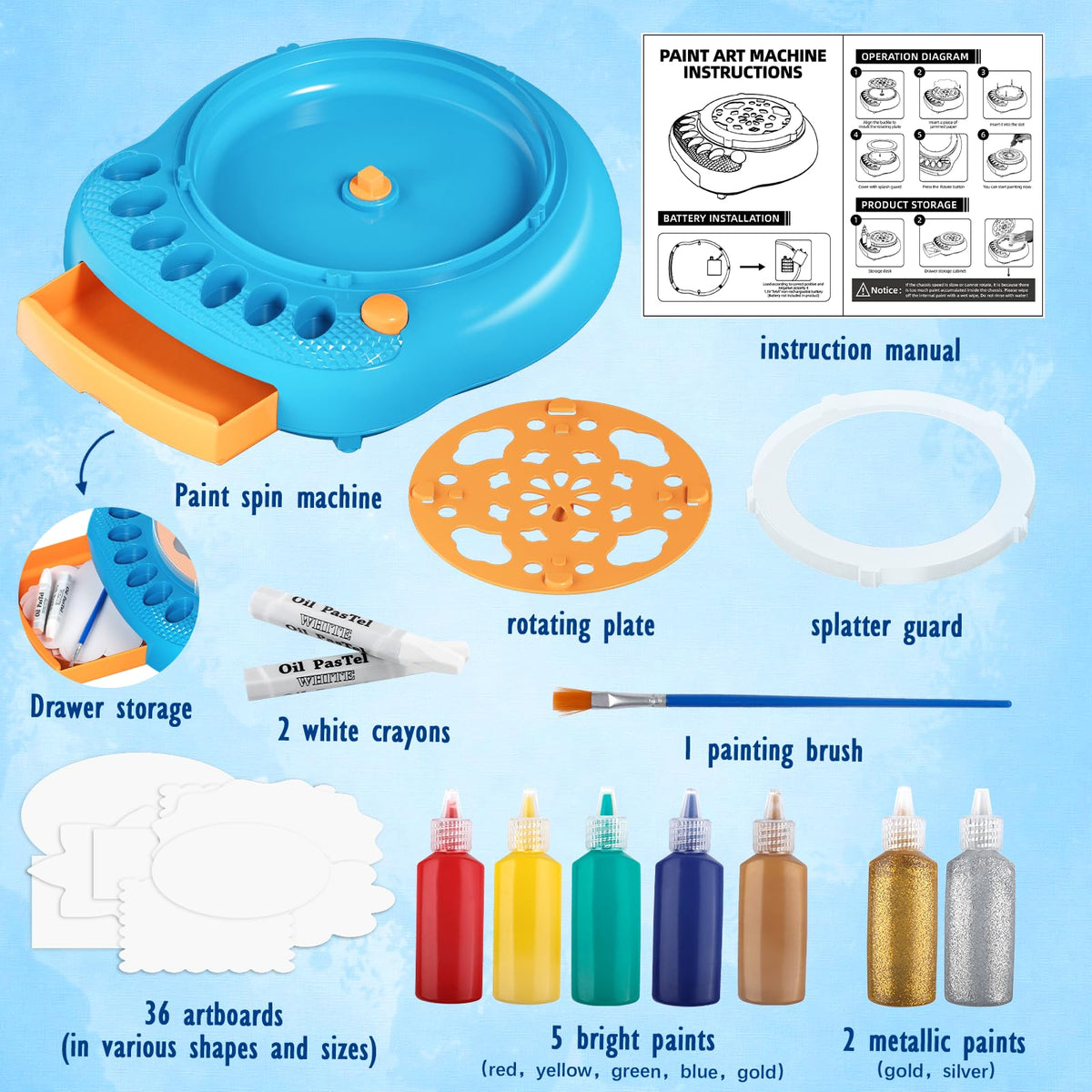 TingingYuli splatter guard helps keep table surfaces clean during play.