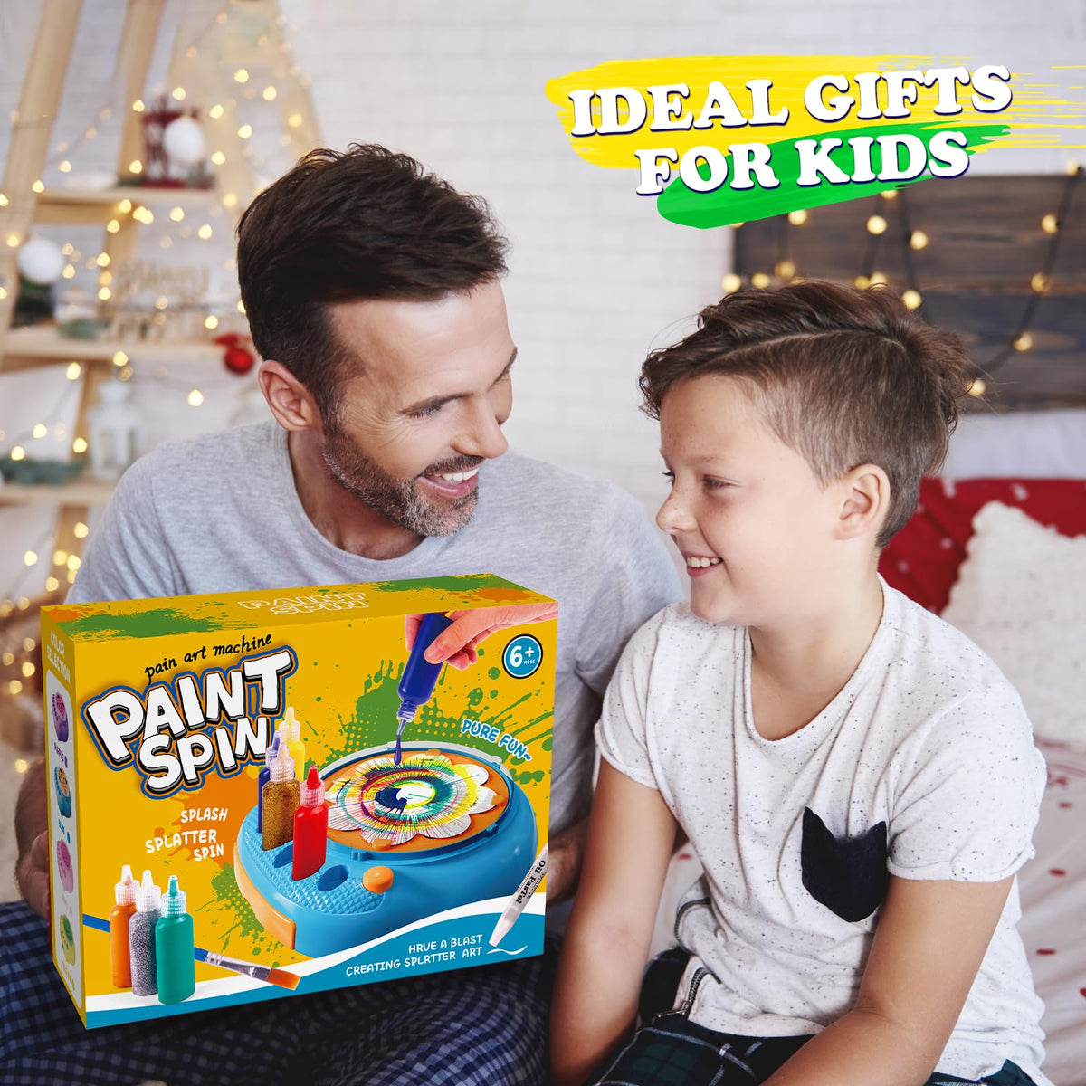 TingingYuli washable paints make cleanup quick after creative play.