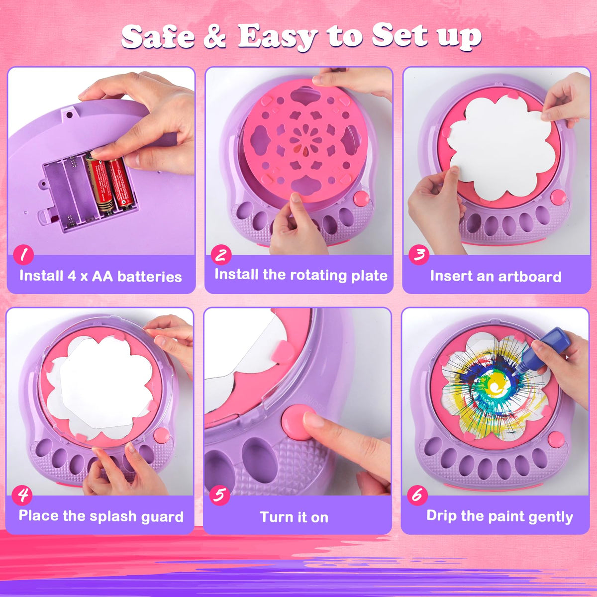 TingingYuli washable paints are kid-friendly for easy cleanup