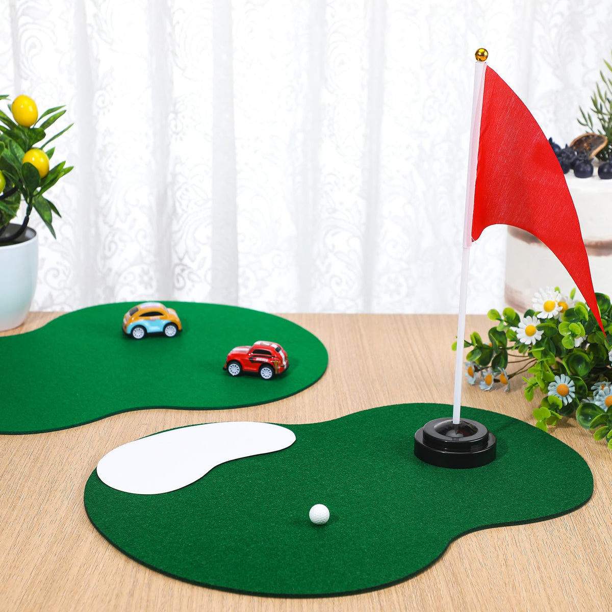 Tinideya golf centerpiece golf ball adds authentic mini golf accents