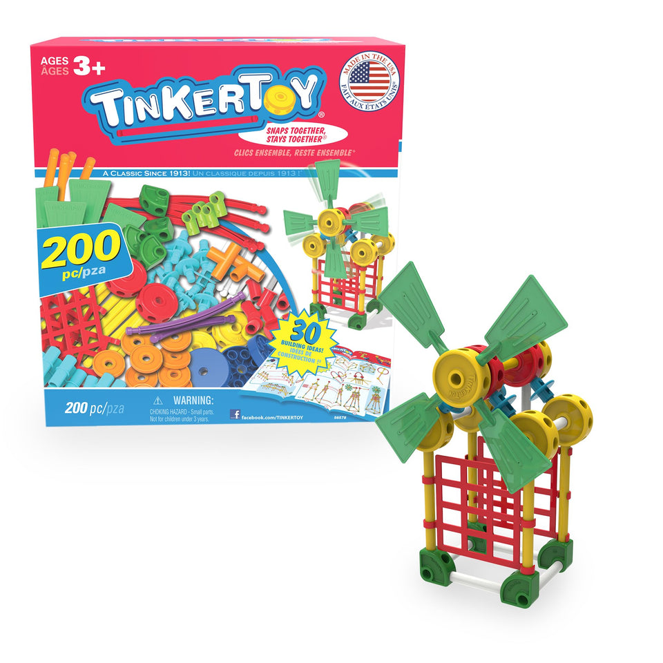 Tinkertoy 30-model set parts for creative building play