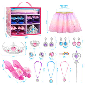 Tinkkorz pink princess skirt with sparkles enhances playful fashion moments