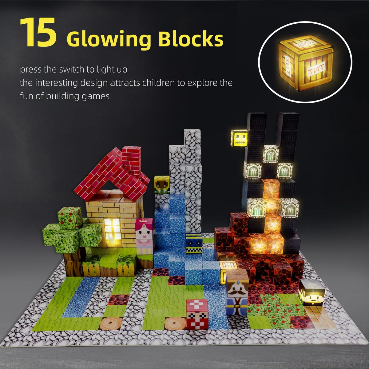 Tinkzee pixel castle adventure inspires storytelling and 3D construction fun
