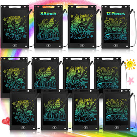 Tinlade 12-pack LCD writing tablet 8.5-inch front view for doodling