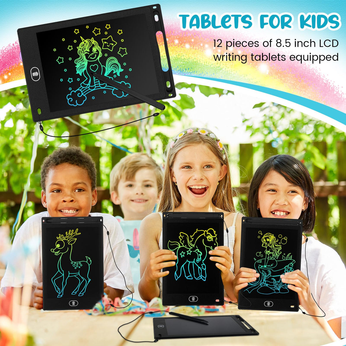 Tinlade eye-protection LCD screen offers comfortable drawing during sessions