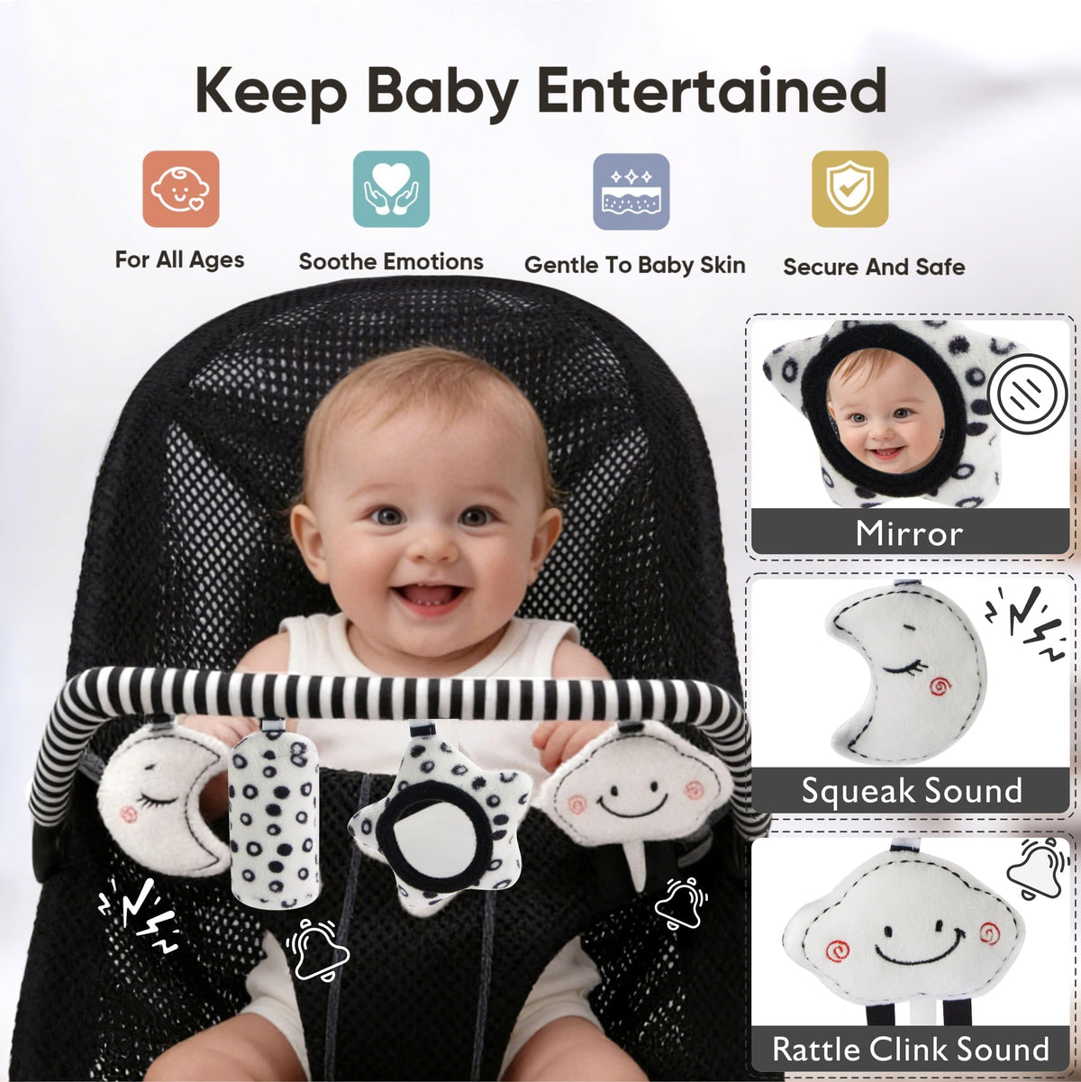 TinlyFinly compatible installation with secure attachment to Baby Bjorn bouncers.