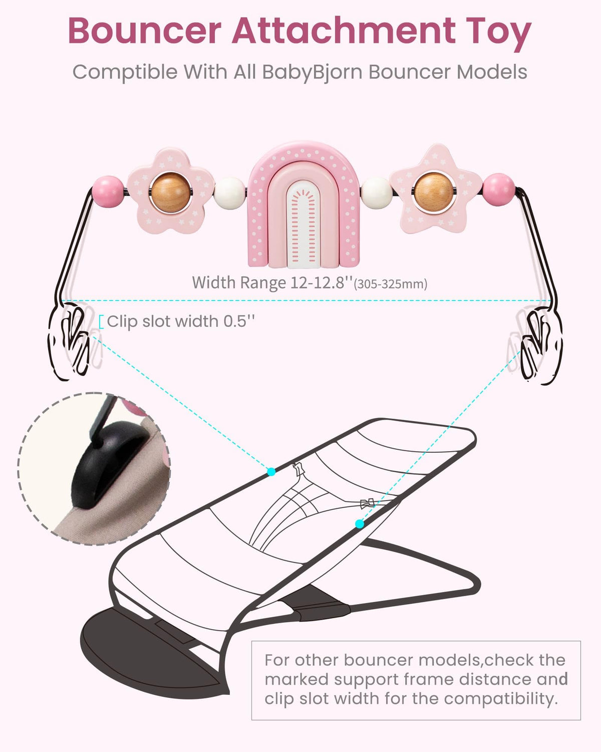 TinlyFinly compatible with Baby Bjorn bouncers for a snug setup.