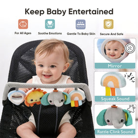 TinlyFinly soft cotton fabric is safe and gentle on baby's skin