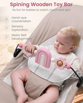 TinlyFinly rotatable components invite babies to watch and move.