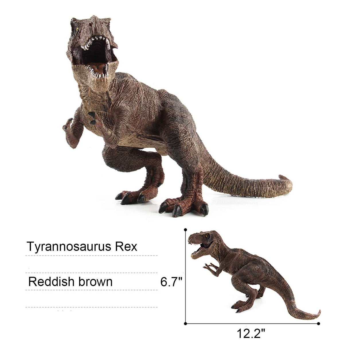 Tinsow T-Rex in dynamic pose for dramatic display.