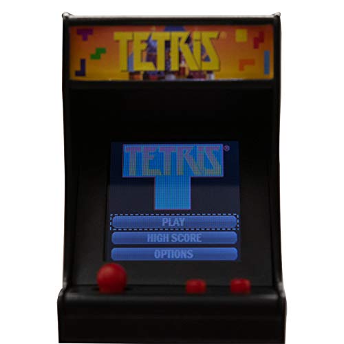 Tiny Arcade Tetris keychain attachment for portable gaming on bags