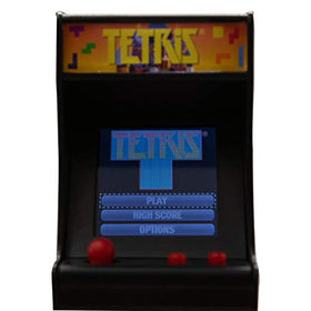 Tiny Arcade Tetris keychain attachment for portable gaming on bags