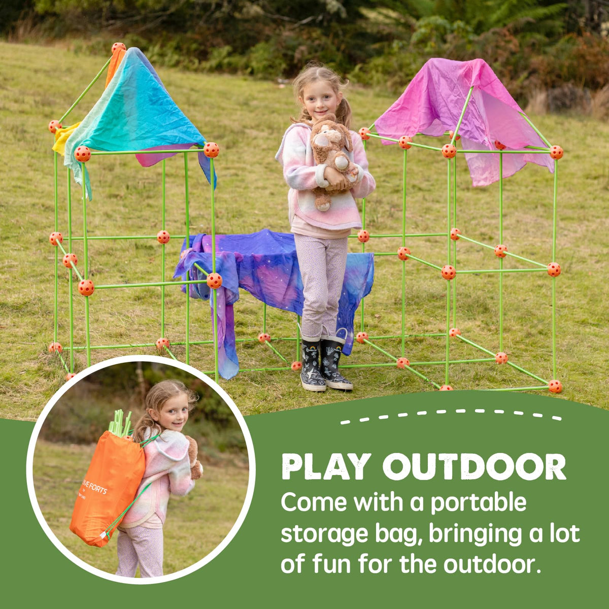 Luminous version option adds glow in the dark play for imagination