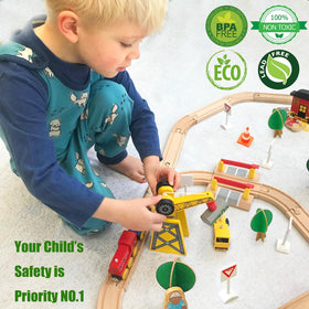 Tiny Land compatibility: works with major wooden track brands for versatile layouts.