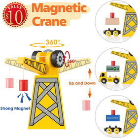 Tiny Land crane action: interactive play that supports hand-eye coordination.