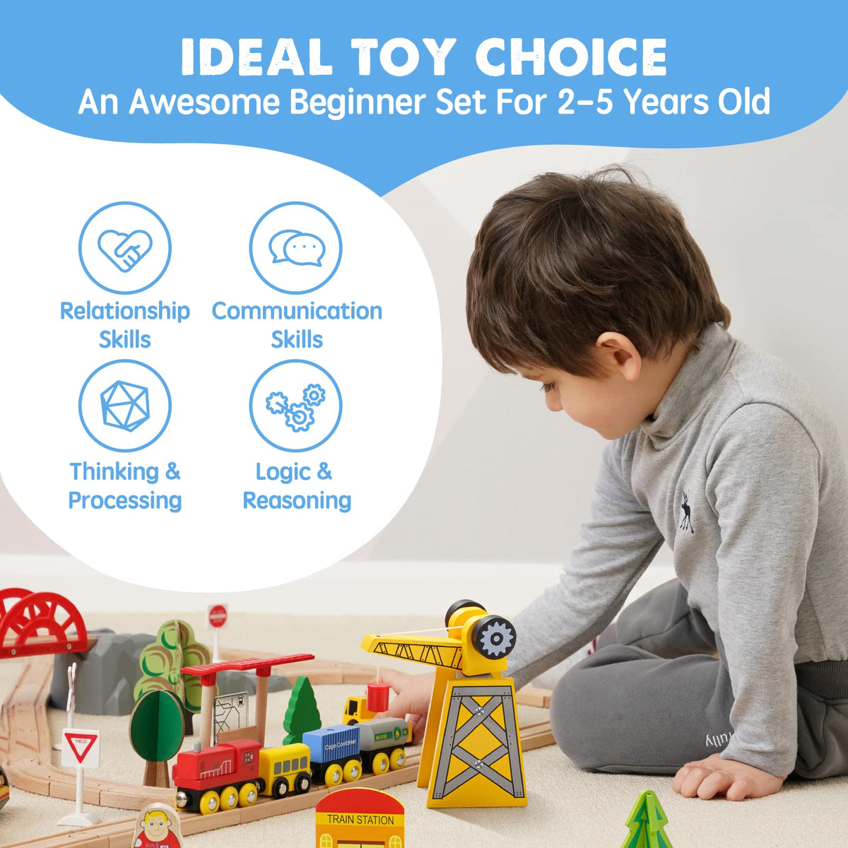 Tiny Land gift-ready set: ideal for birthdays and holidays.
