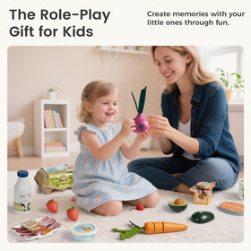 Tiny Land asparagus image supports imaginative chef play with textural detail and fine motor challenges.