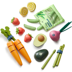 Tiny Land avocado image showcases a kid-friendly pretend fruit for imaginative meals and motor skill play.